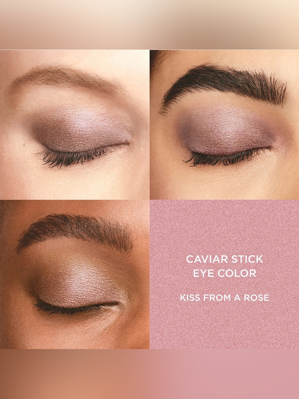 Laura Mercier Kiss From A Rose Caviar Stick Eye Shadow- shimmering petal rose